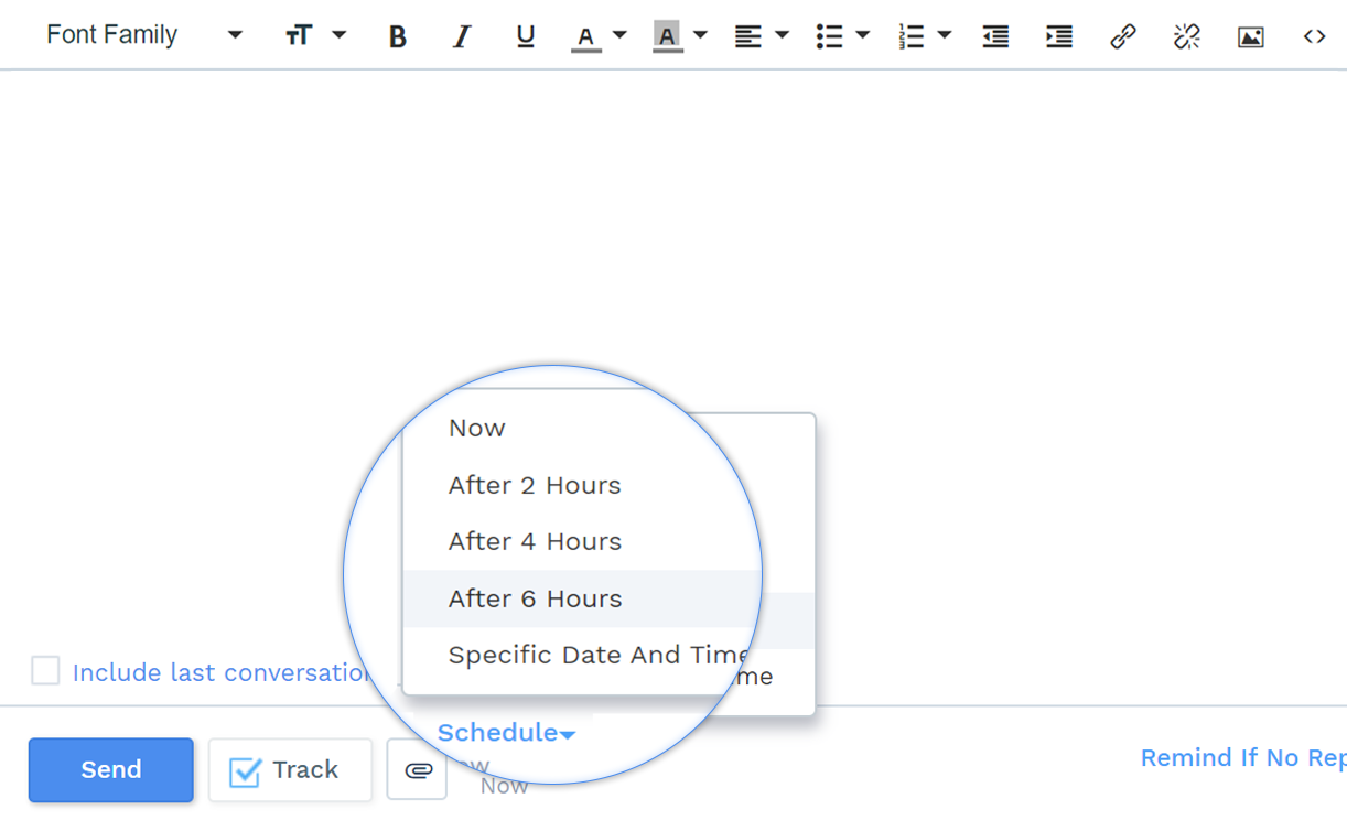 Seamless Scheduling In a Click