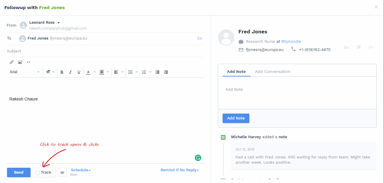 Track Email - track email opens and clicks