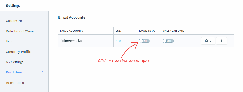 Doc New - Email Sync