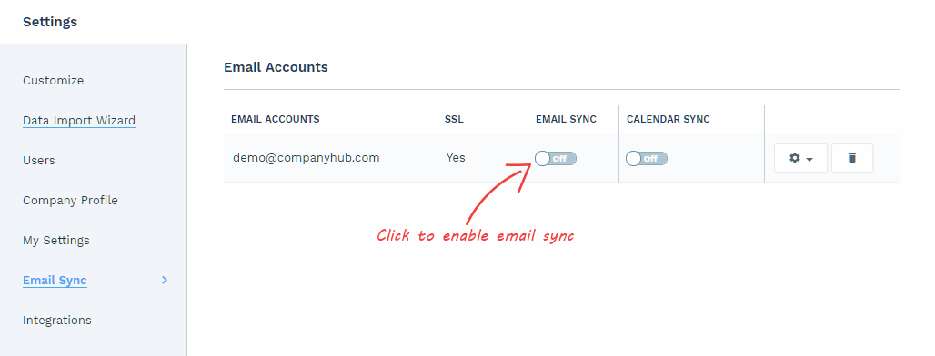 Doc New - Email Sync